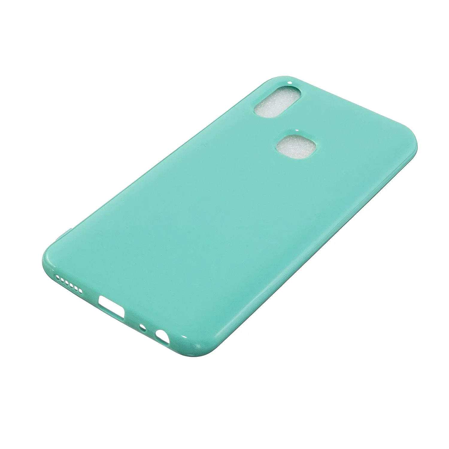 for VIVO Y17/Y3 / Y91/Y95/Y93 Thicken 2.0mm TPU Back Cover Cellphone Case Shell Light blue