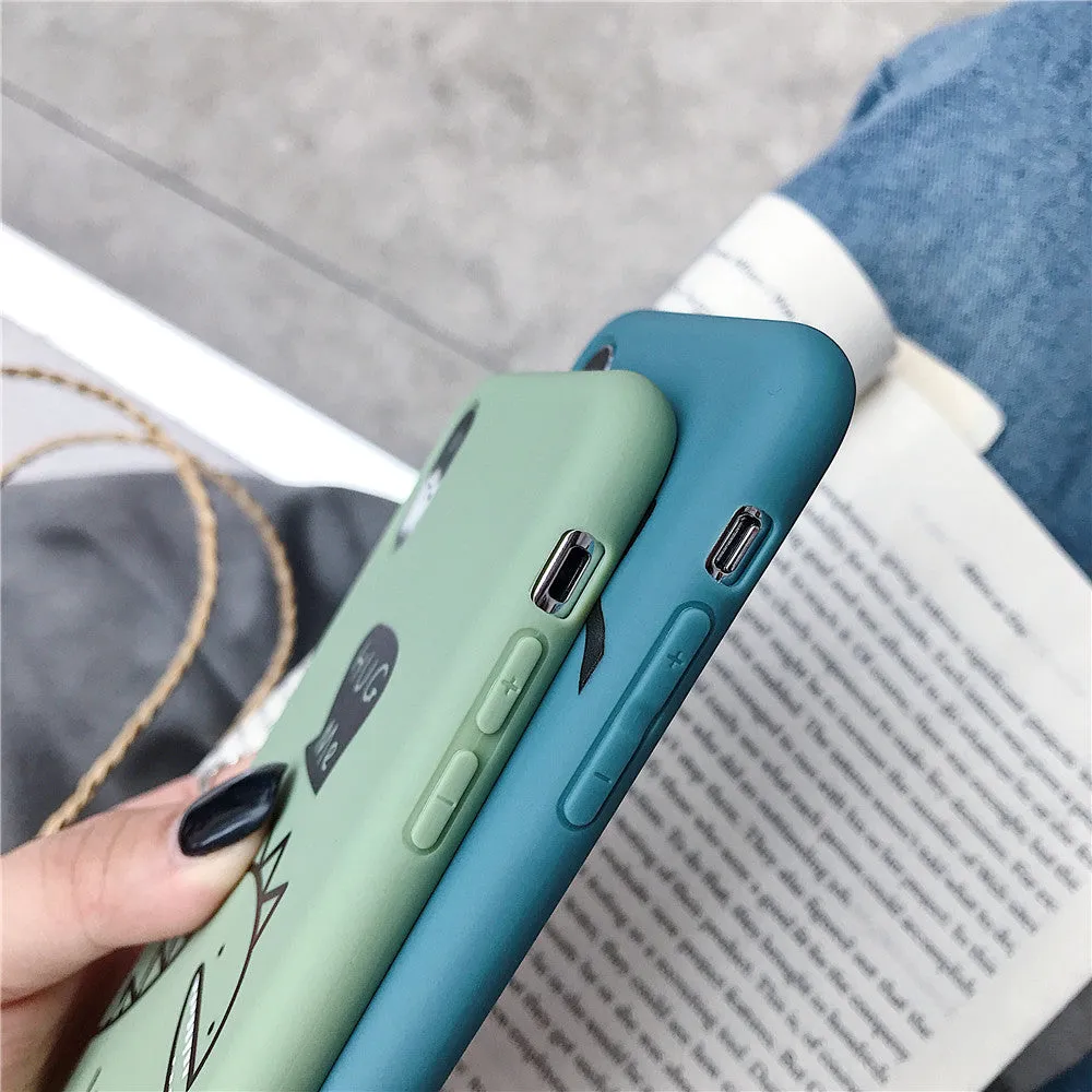 For VIVO Y66/Y67/Y91/Y95/Y93/Y97/V15/S1/Y83/Y85/Z3/Z3I/V11I/Z5X/Z1 Pro TPU Cellphone Case Shell Dinosaur Back Cover blue
