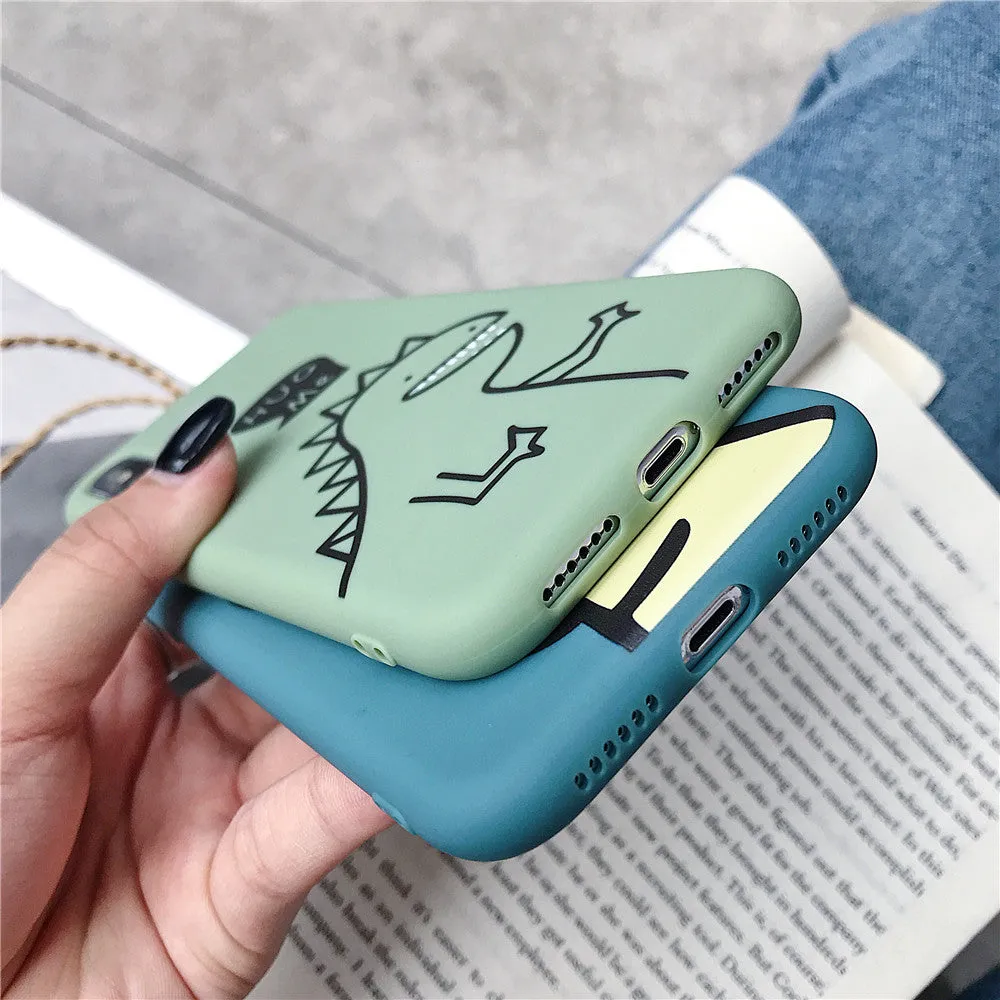 For VIVO Y66/Y67/Y91/Y95/Y93/Y97/V15/S1/Y83/Y85/Z3/Z3I/V11I/Z5X/Z1 Pro TPU Cellphone Case Shell Dinosaur Back Cover blue