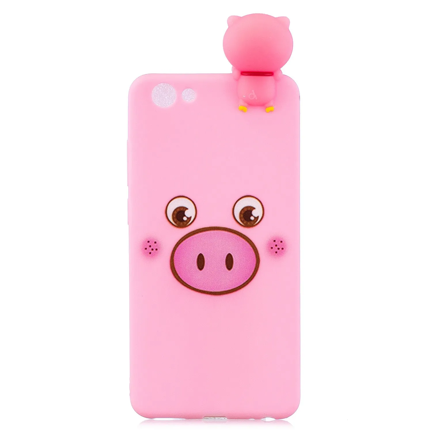 For VIVO Y71 3D Cute Coloured Painted Animal TPU Anti-scratch Non-slip Protective Cover Back Case Music unicorn