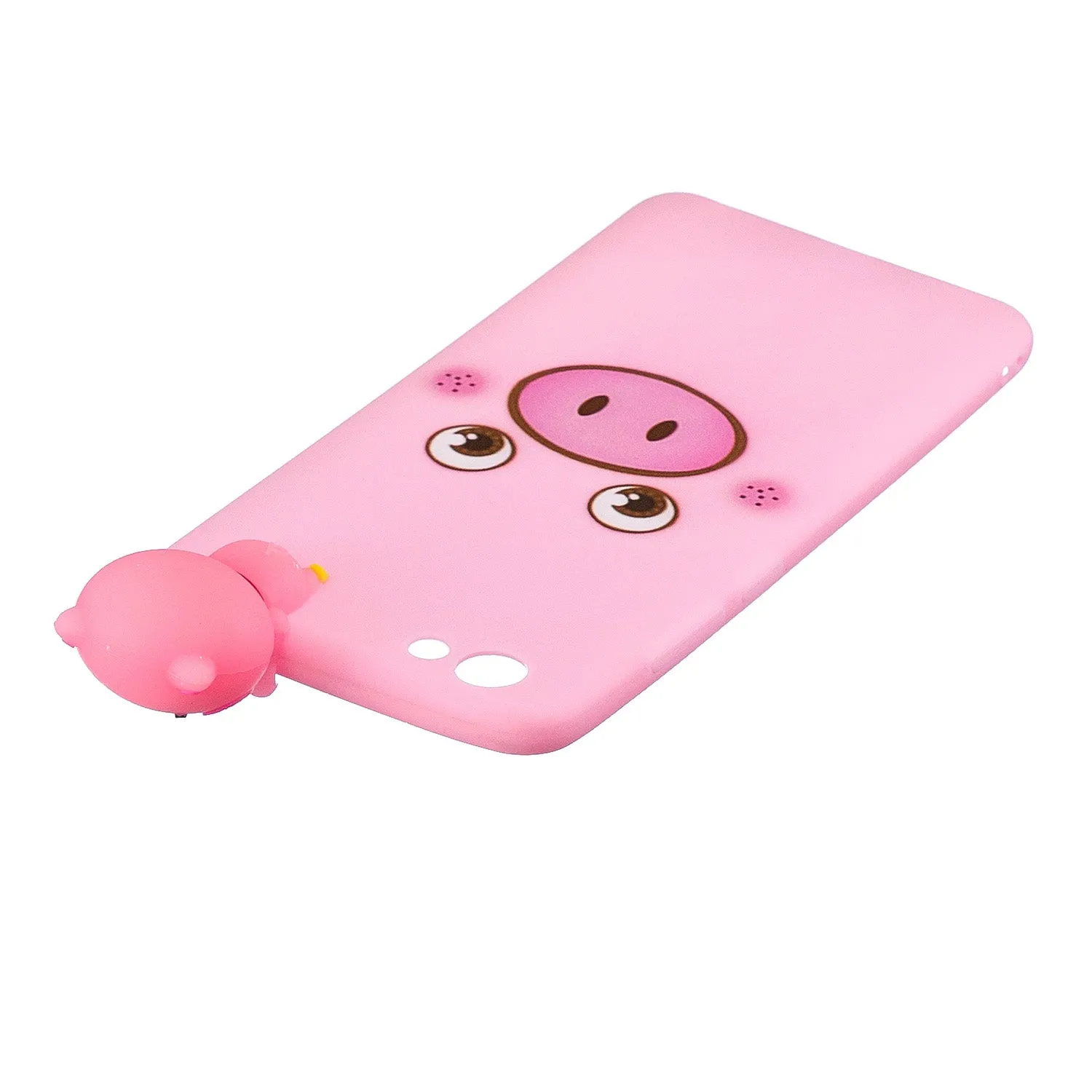 For VIVO Y71 3D Cute Coloured Painted Animal TPU Anti-scratch Non-slip Protective Cover Back Case Music unicorn