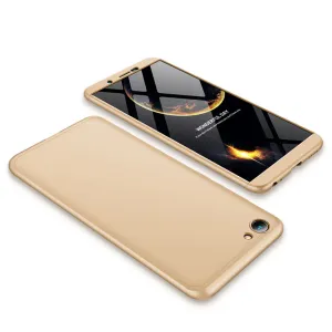 For VIVO Y71 Slim 3 in 1 Hybrid Hard Case Full Body 360 Degree Protection Back Cover Gold