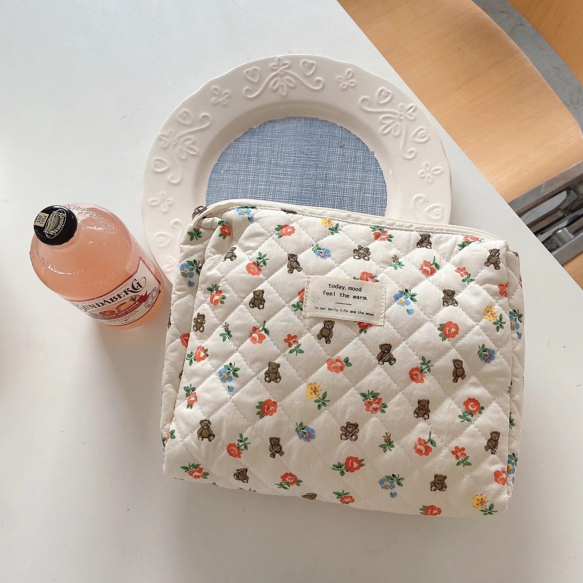 Fresh Floral Makeup Female Multifunction Storage Cosmetic Bags