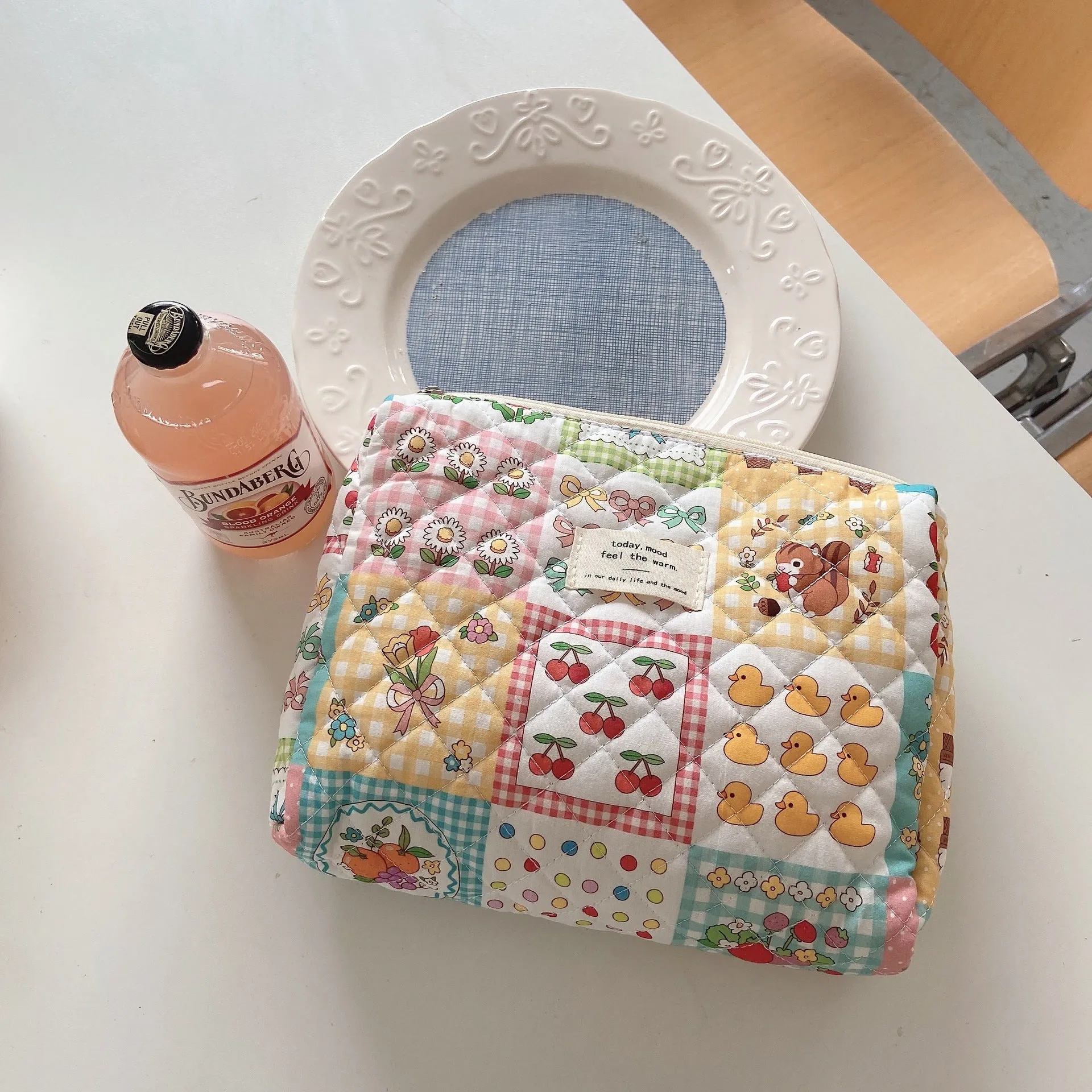 Fresh Floral Makeup Female Multifunction Storage Cosmetic Bags