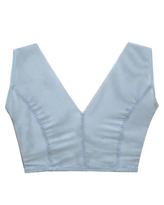 Front Open Pushup Figured Firozi T966H1 Embroidered For Women