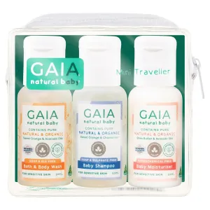 Gaia Natural Baby Mini Traveller Kit 50mL 3 Pack