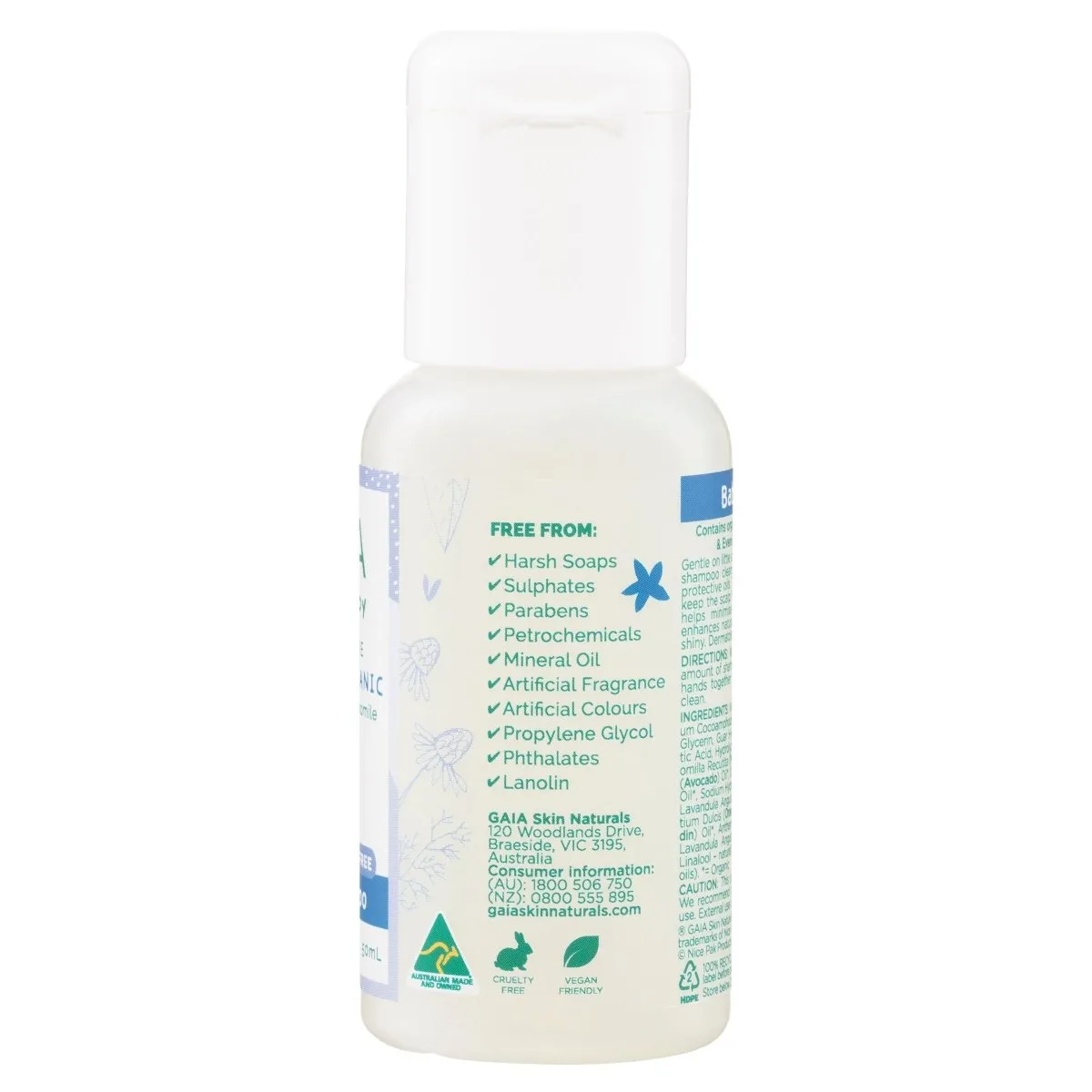 Gaia Natural Baby Mini Traveller Kit 50mL 3 Pack