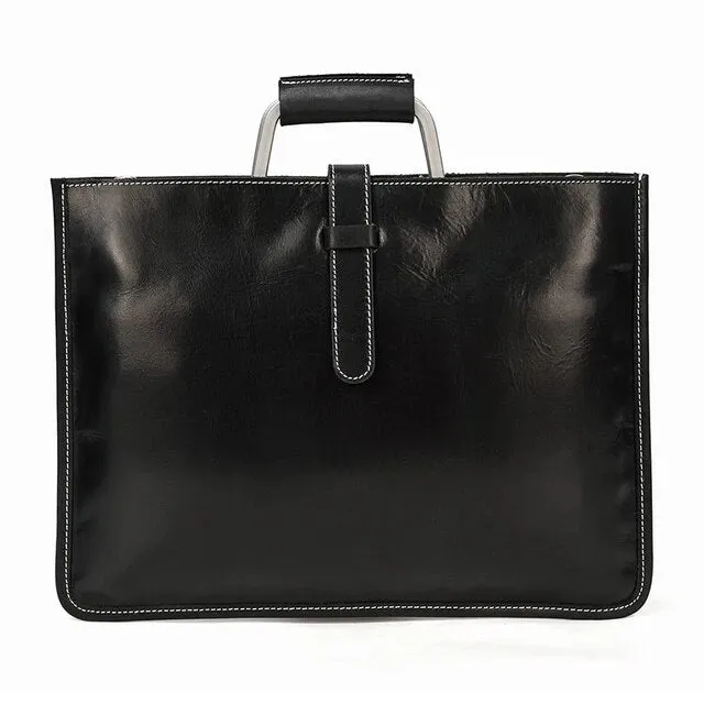 Genuine Leather Briefcase for Men | Laptop Bag Fit 14 Inch"