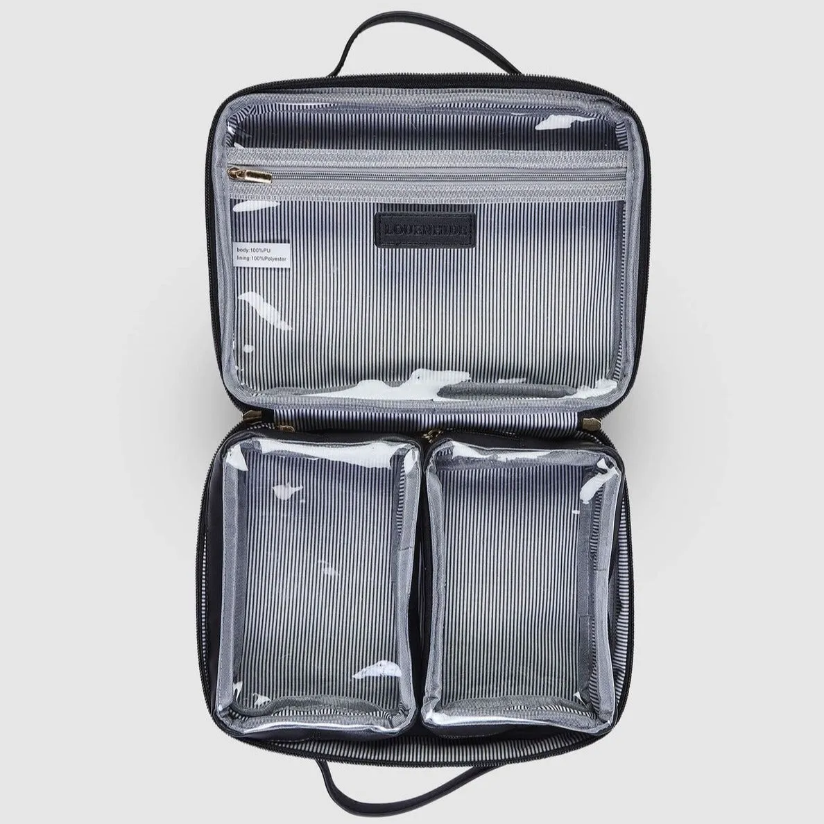 Georgie Cosmetic Case - Black