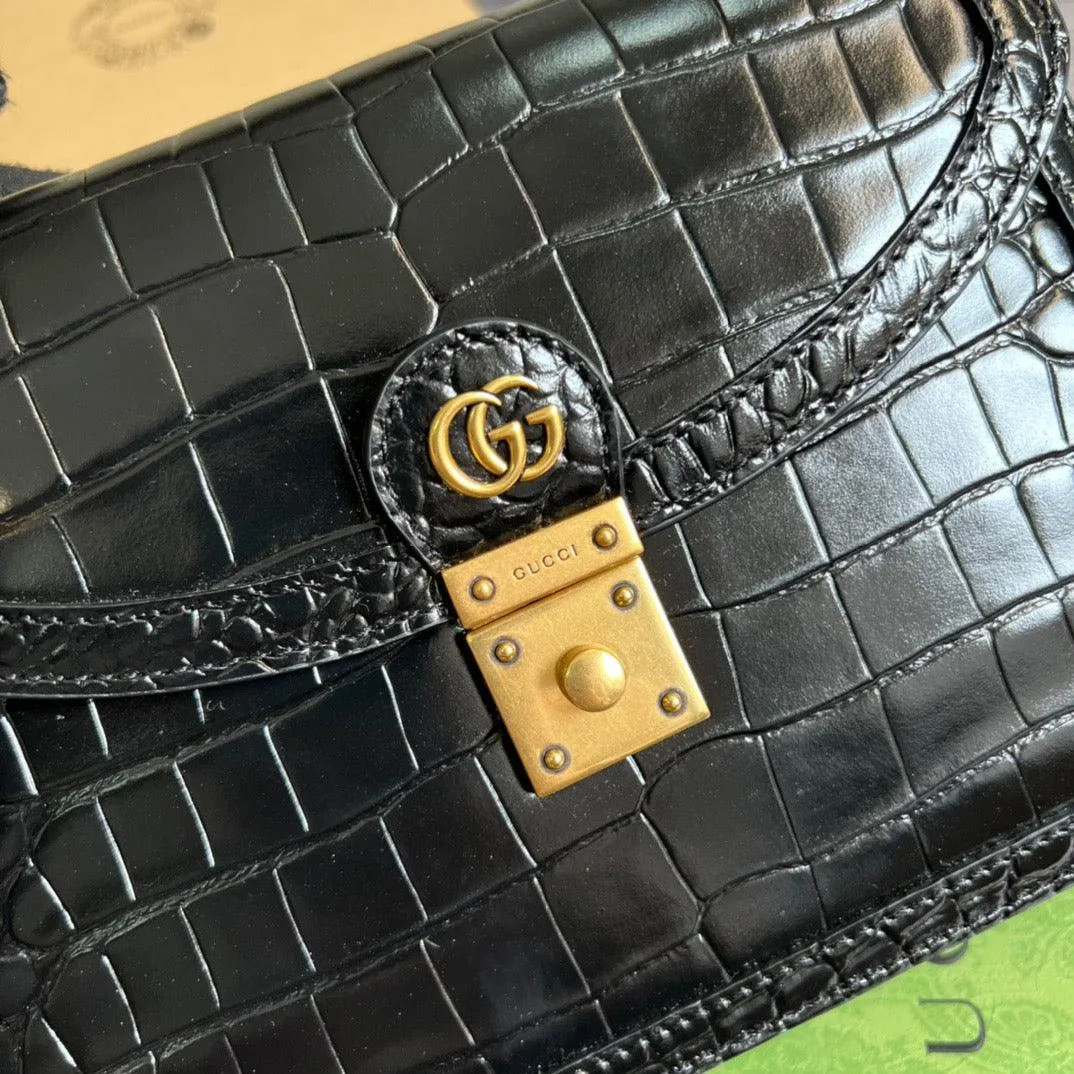 gg Ophidia Small gg Top Handle Bag Balck For Women, Women&#8217;s Bags 9.8in/25cm gg
