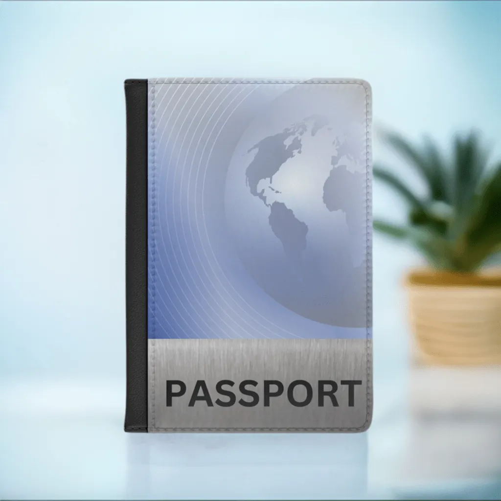 GlobeTrotter Deluxe - RFID Passport Cover & Multi-Currency Wallet | Eco-Friendly Document Protector