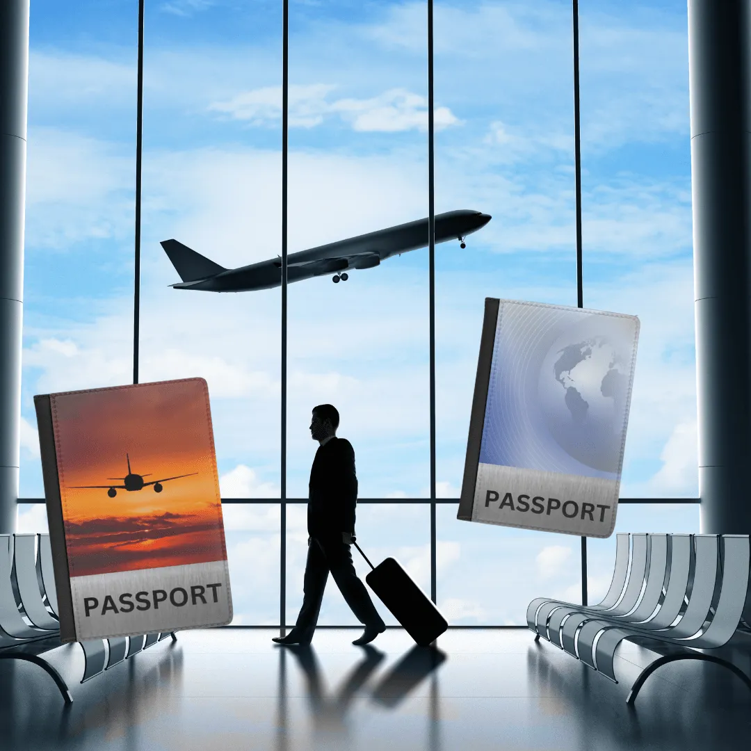 GlobeTrotter Deluxe - RFID Passport Cover & Multi-Currency Wallet | Eco-Friendly Document Protector