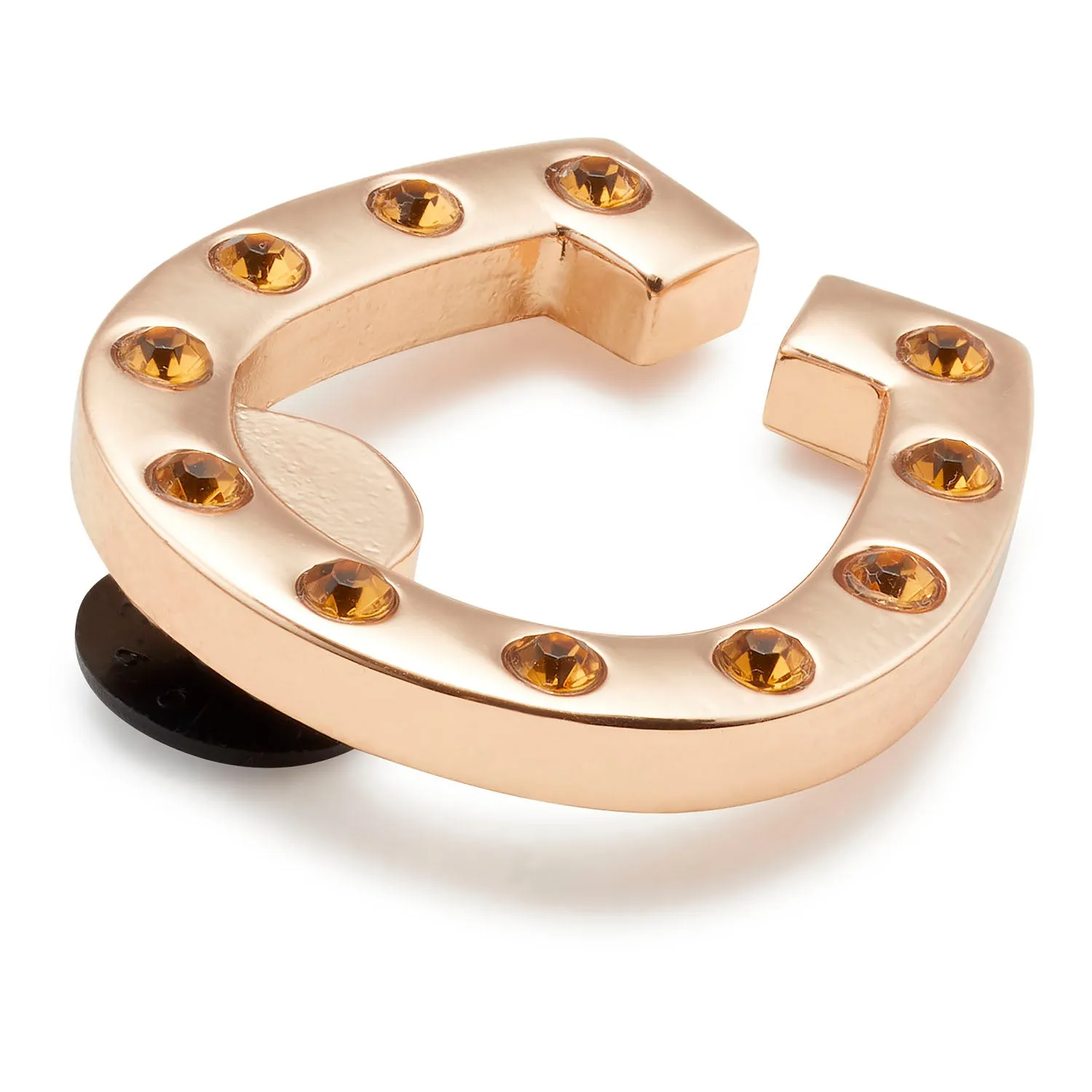 Gold Studded Horseshoe Jibbitz