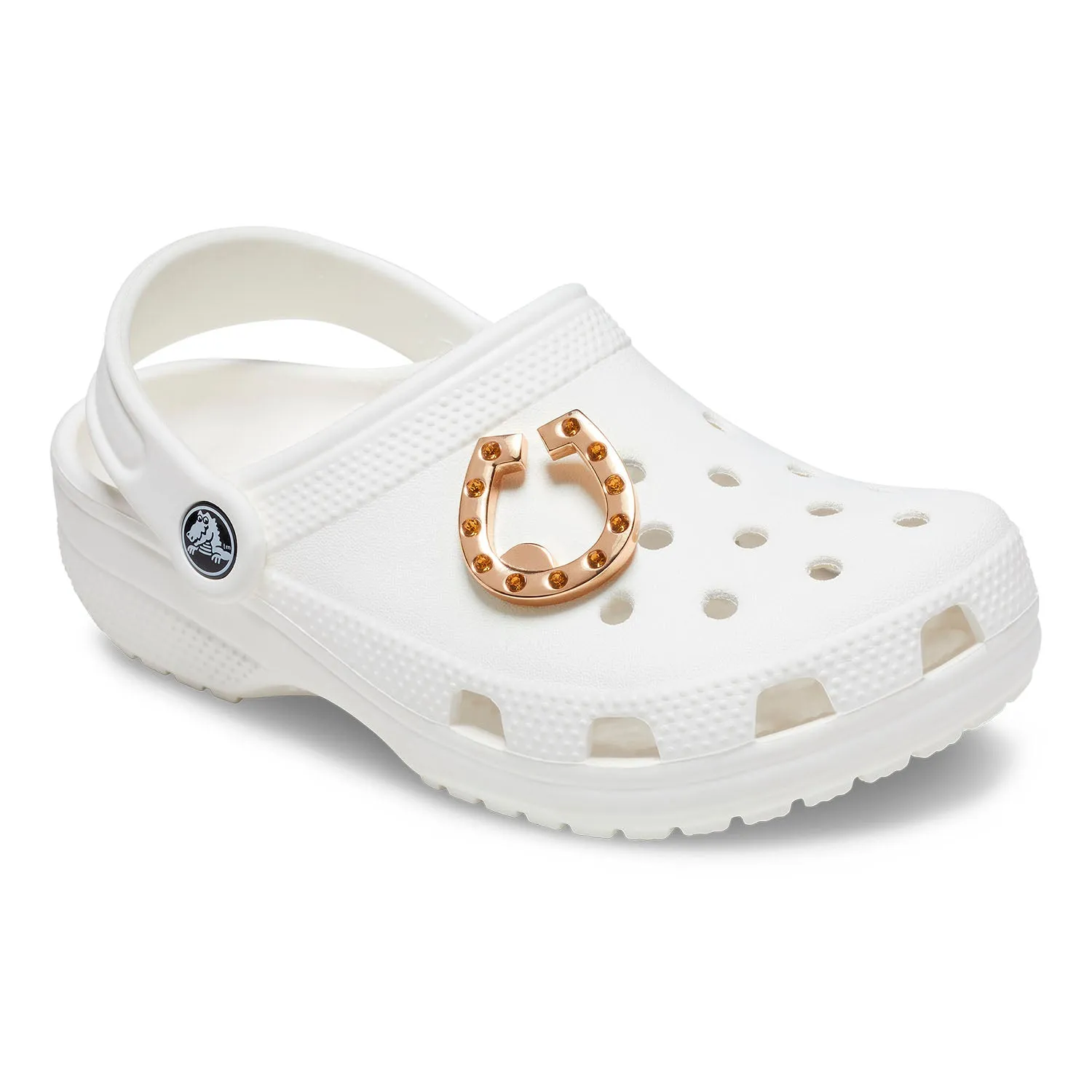 Gold Studded Horseshoe Jibbitz