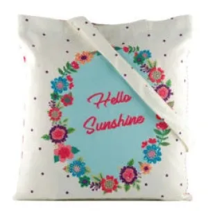Hello Sunshine Canvas Tote Bag