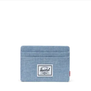 Herschel Supply Co. Charlie Cardholder in Ashley Blue Crosshatch