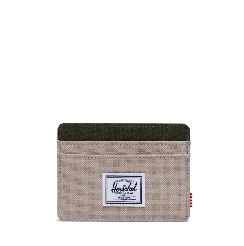 Herschel Supply Co. Charlie Cardholder in Twill/Ivy Green