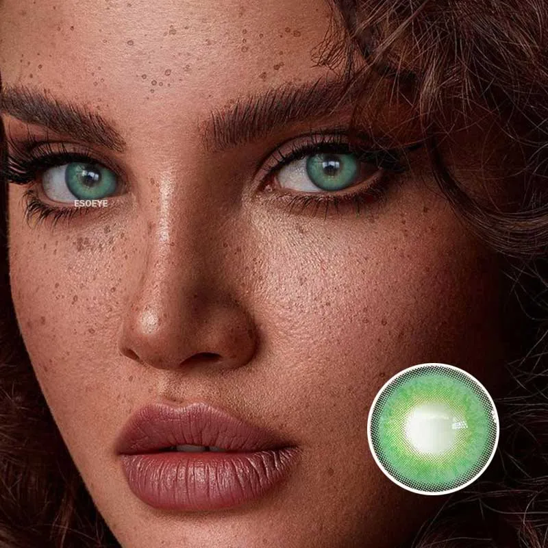 Himalaya Green Colored Contact Lenses Yearly
