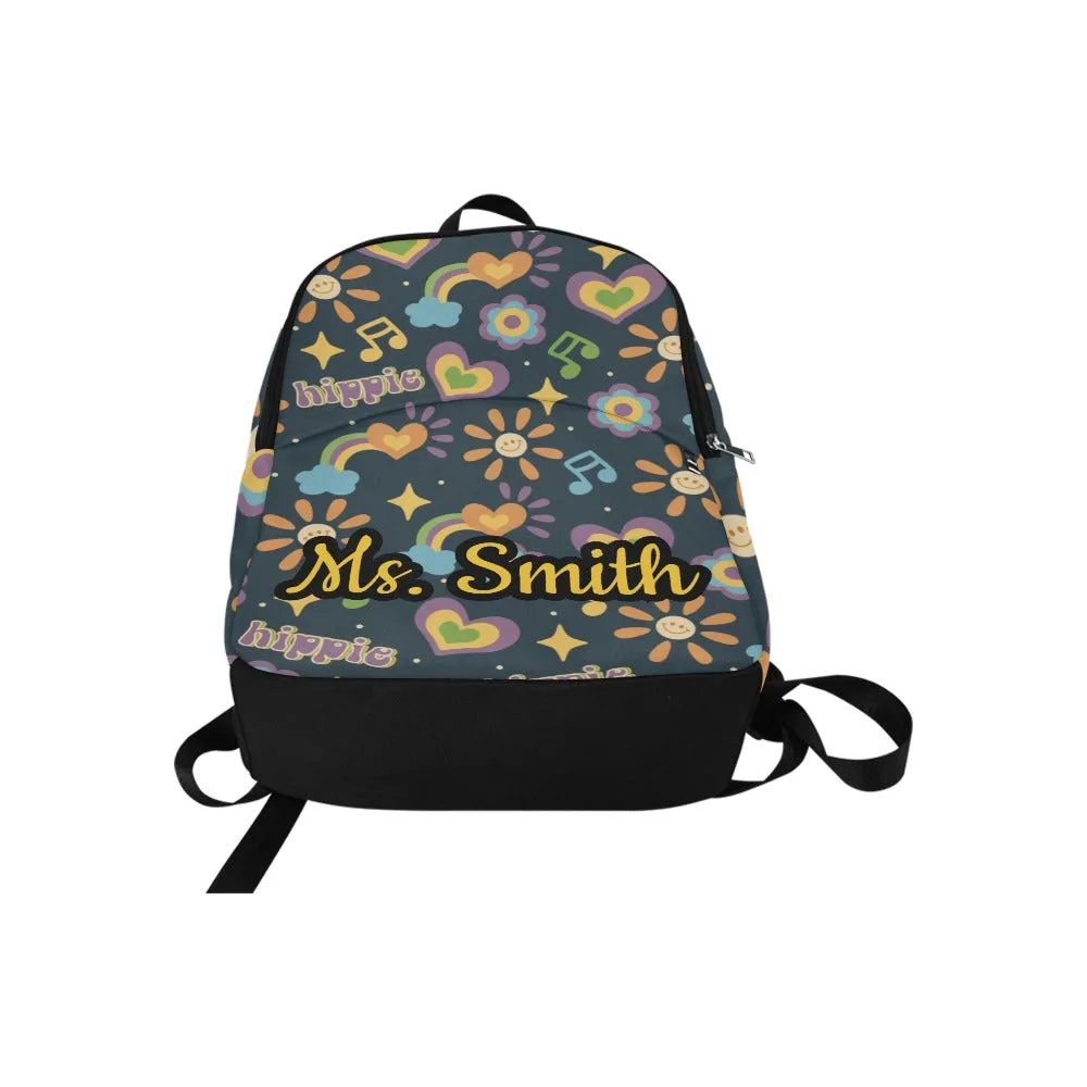 Hippie Custom Teacher Backpack