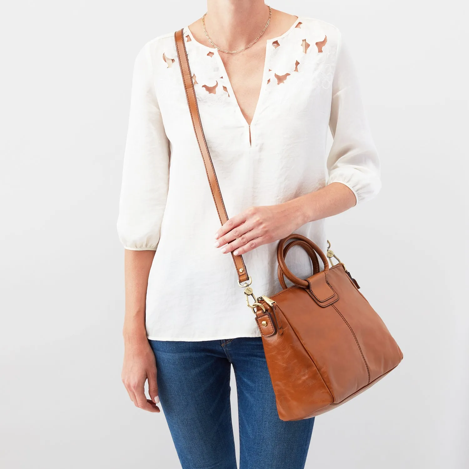 Hobo Sheila Medium Truffle Vintage Hide Leather