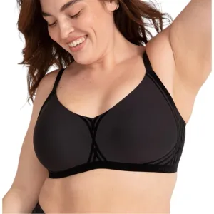 HoneyLove Liftwear Silhouette Bra Black Plus Size 2X 42C 42D Convertible New