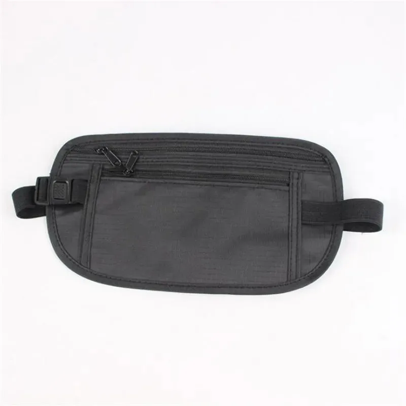 Invisible Travel Waist Pack - Hidden Security Wallet Belt Bag for Passport and Money