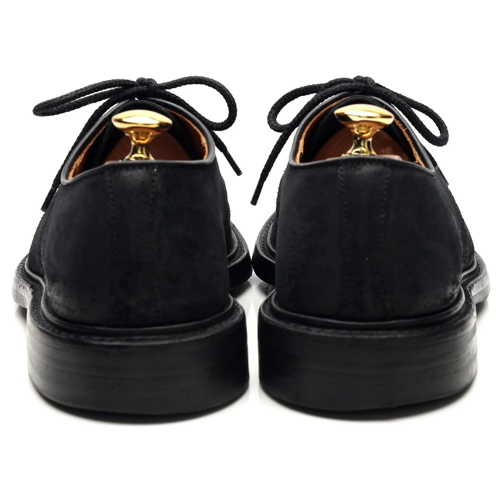 'J5798' Black Waxed Suede Derby UK 6.5