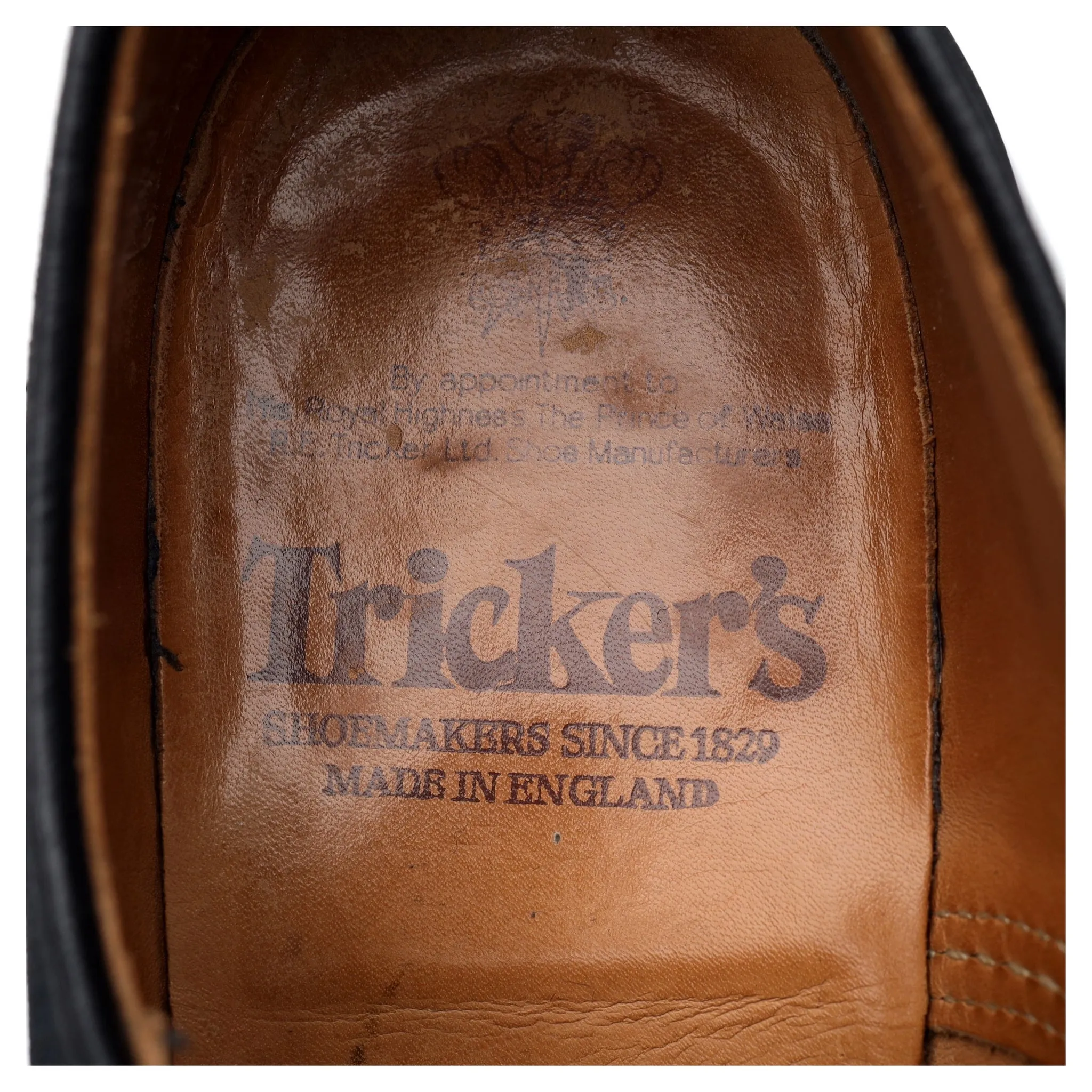 'J5798' Black Waxed Suede Derby UK 6.5