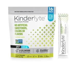 KinderLyte® 16ct Advanced Electrolyte Powder Lemon Lime
