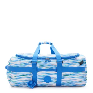 KIPLING-Jonis M-Medium weekender (convertable to backpack)-Diluted Blue-I6735-TX9
