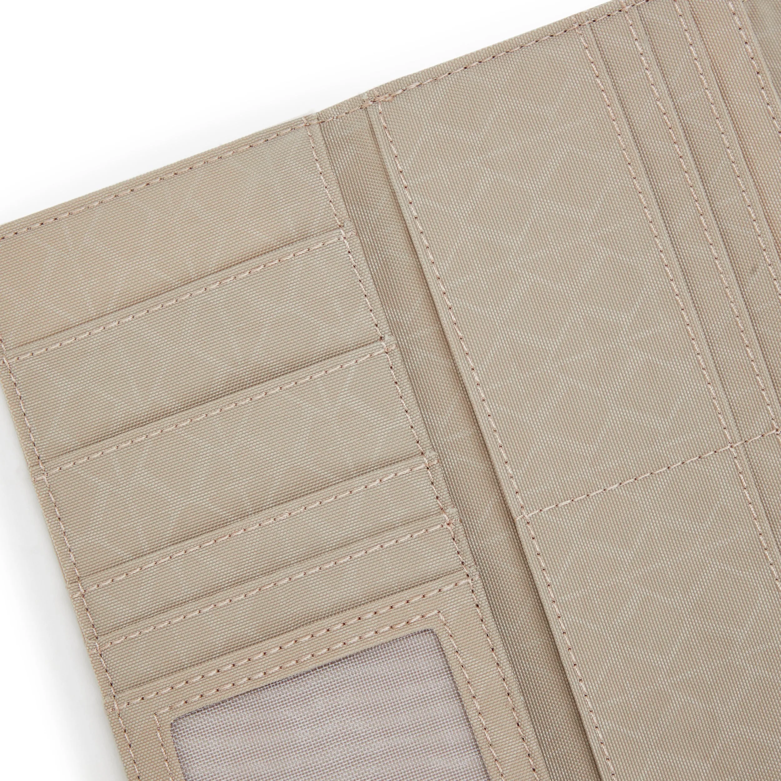 Kipling Money Land Signature Beige Embossed Large Wallet I7015-96A