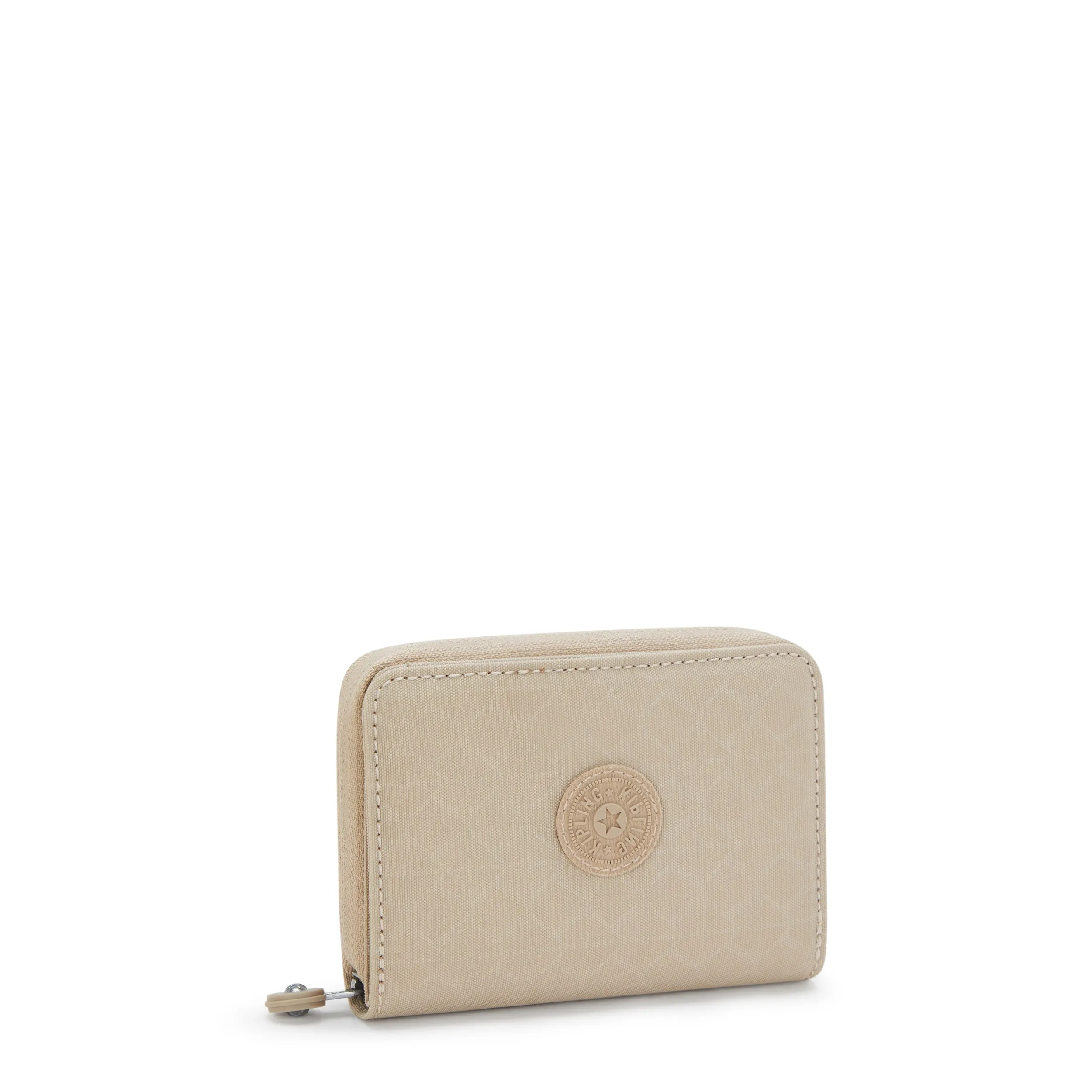 Kipling Money Love Signature Beige Embossed Medium Wallet I7276-96A