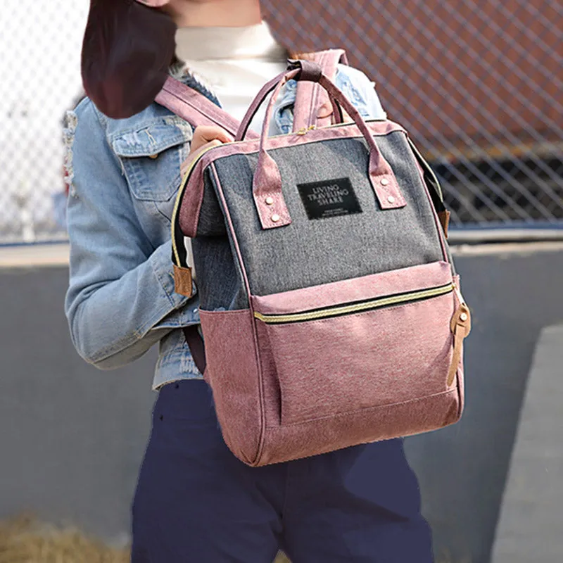 Korean Style Oxford Backpack Couple Laptop Bag
