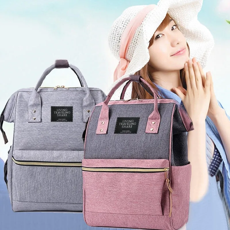 Korean Style Oxford Backpack Couple Laptop Bag