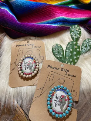 Large CELL PHONE GRIP & stand