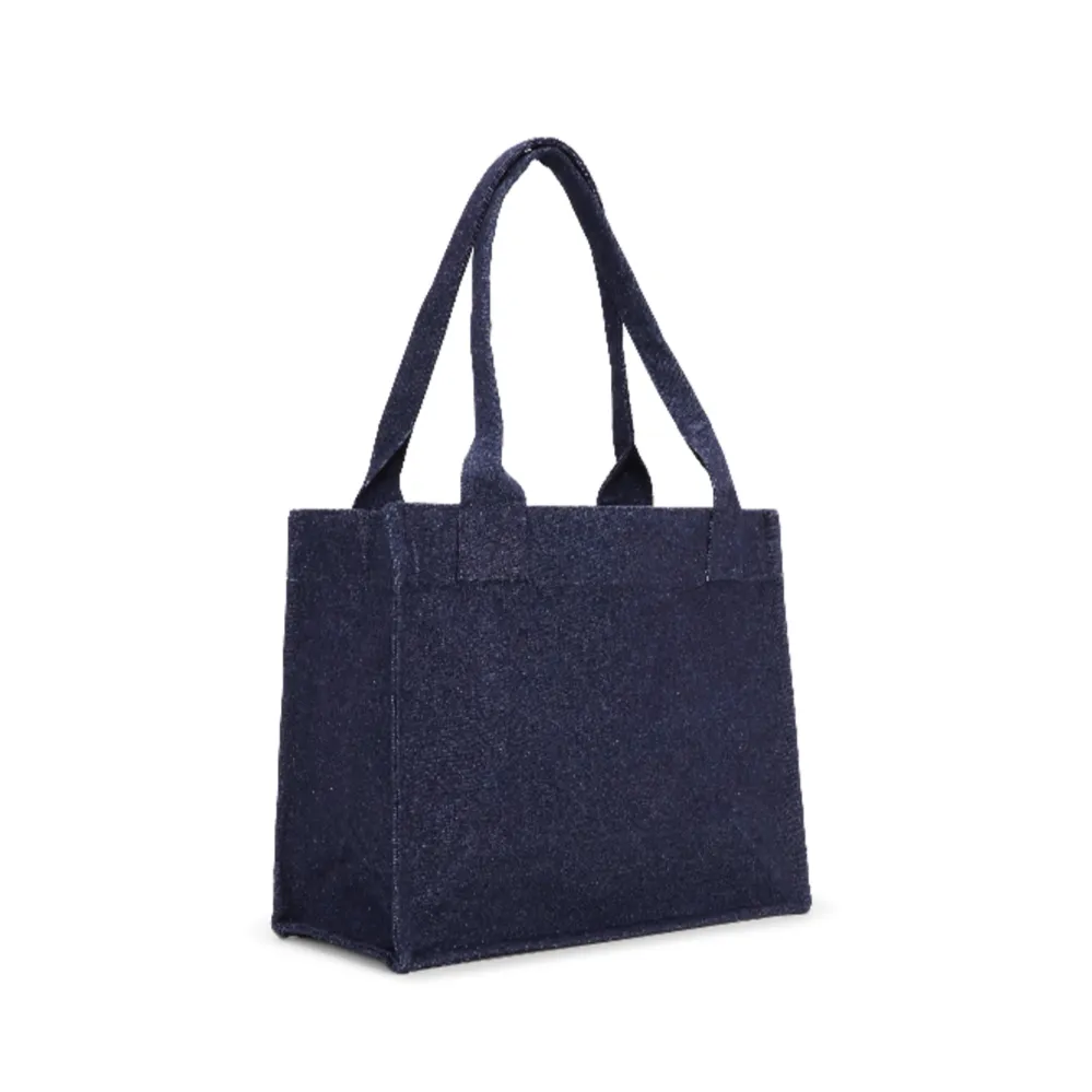 LARGE TOTE BAG | DARK DENIM
