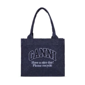 LARGE TOTE BAG | DARK DENIM