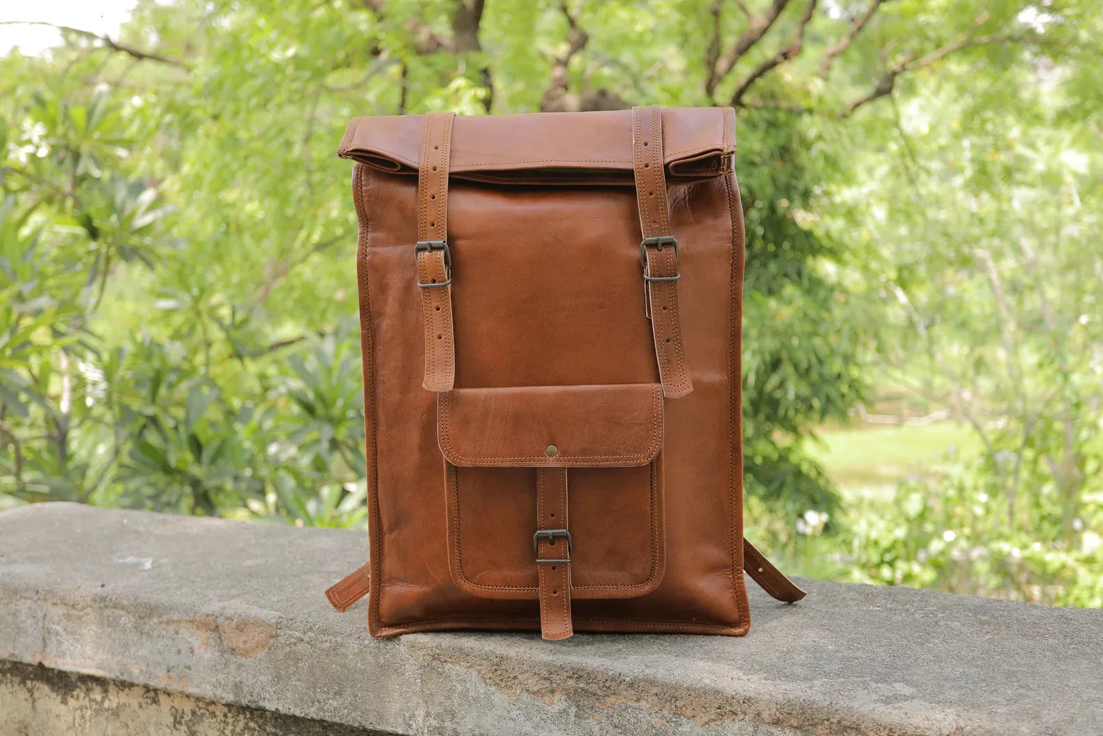 leather Backpack, Leather Large Backpack