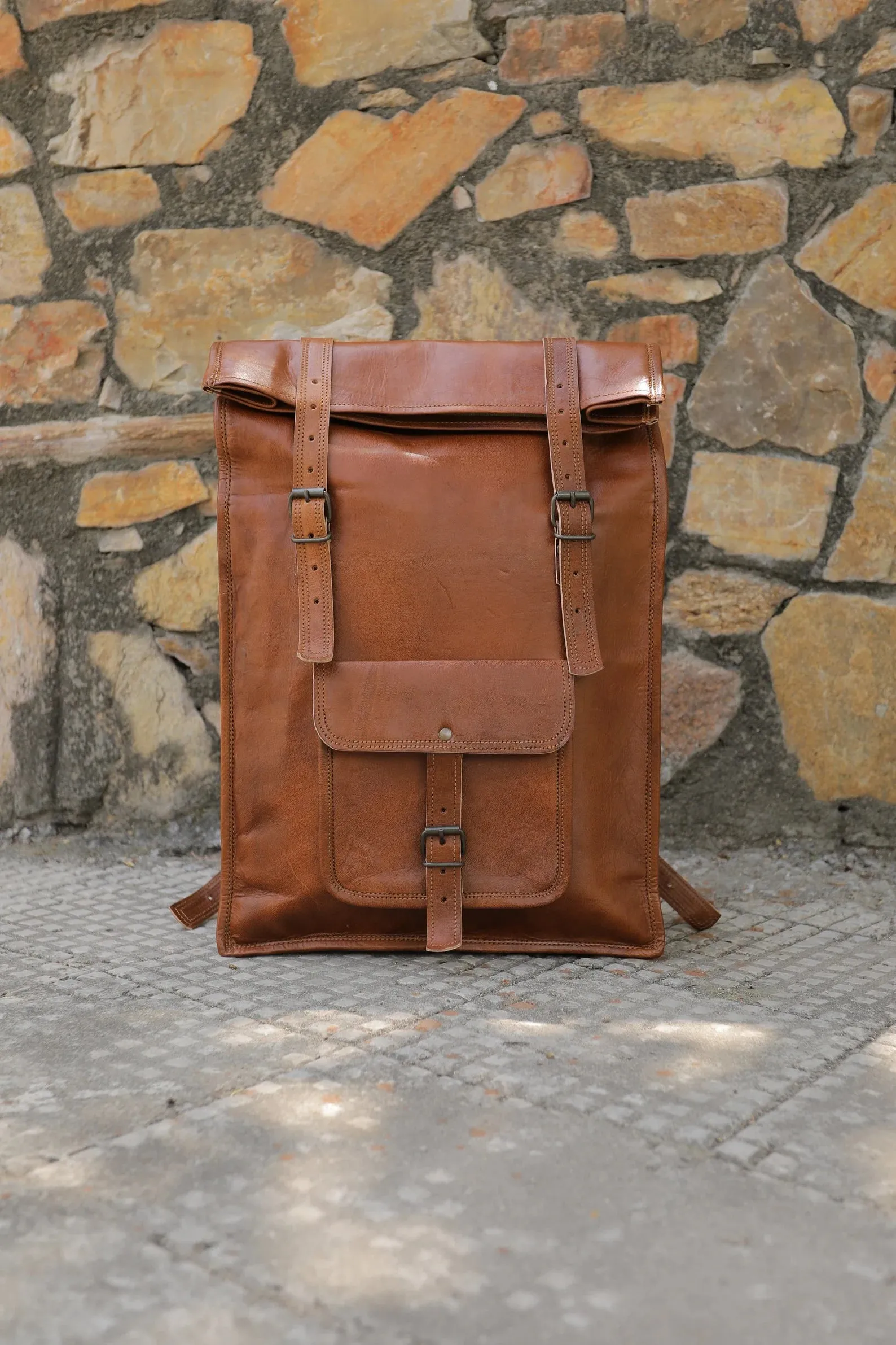 leather Backpack, Leather Large Backpack