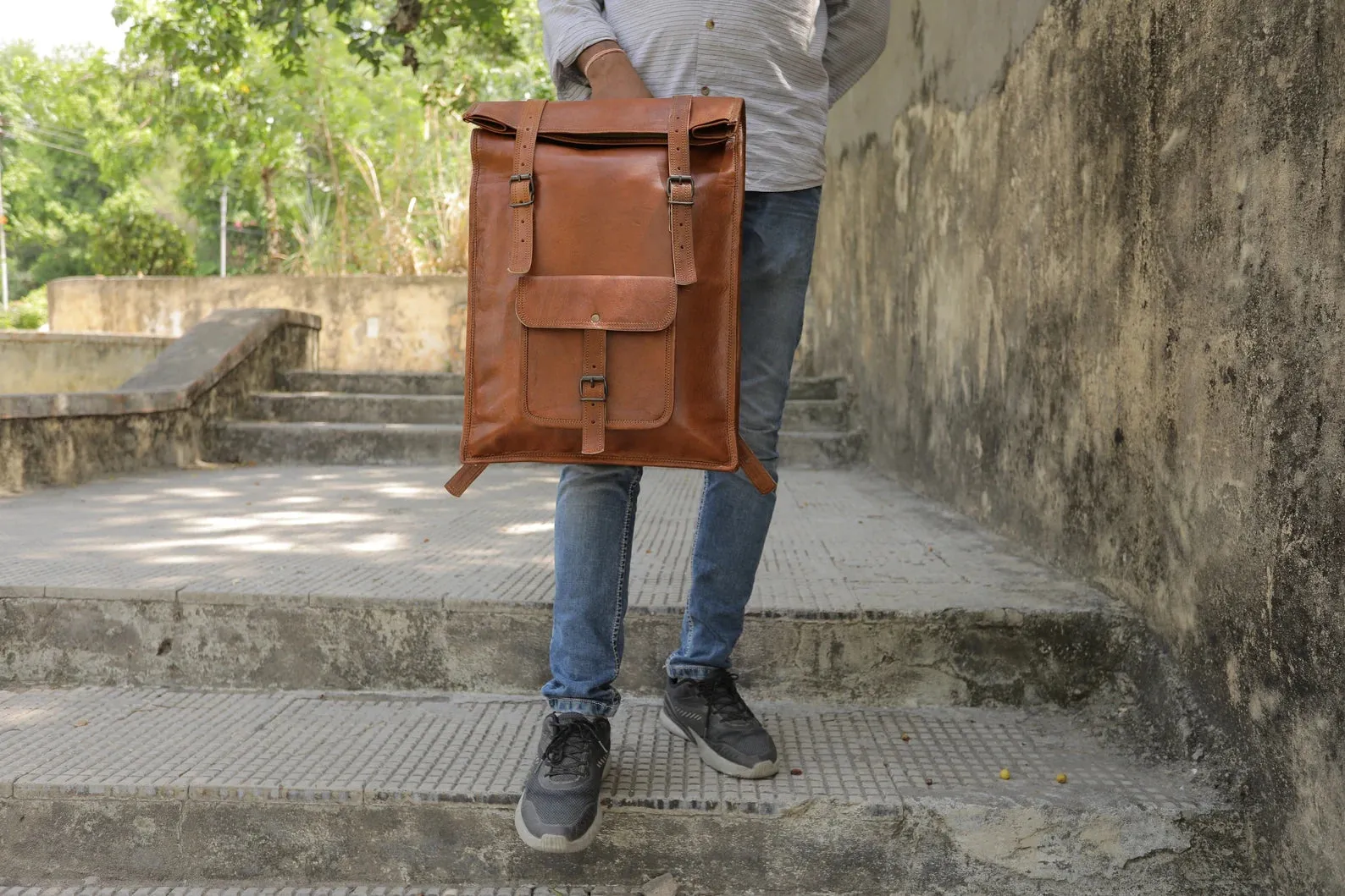 leather Backpack, Leather Large Backpack