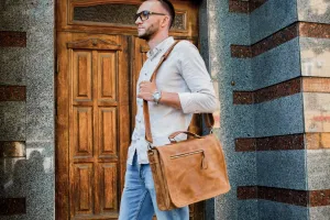 Leather Satchel Bag, Leather Briefcase