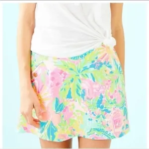 Lilly Pulitzer Madison Skort in Multicolor Sunshine State of Mind Sz S
