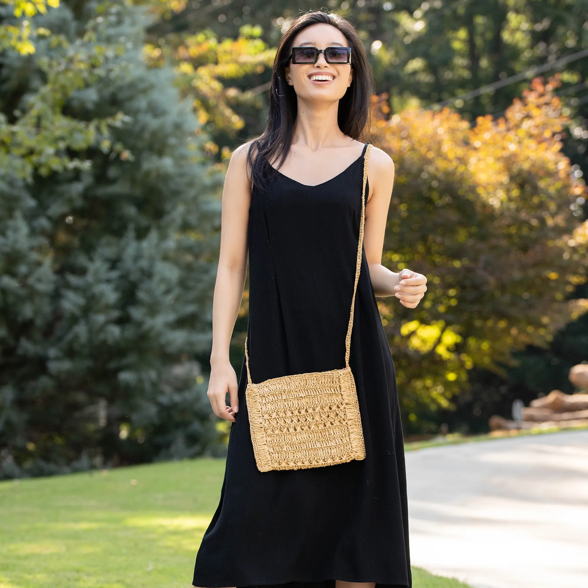 Lola Natural Crossbody Bag