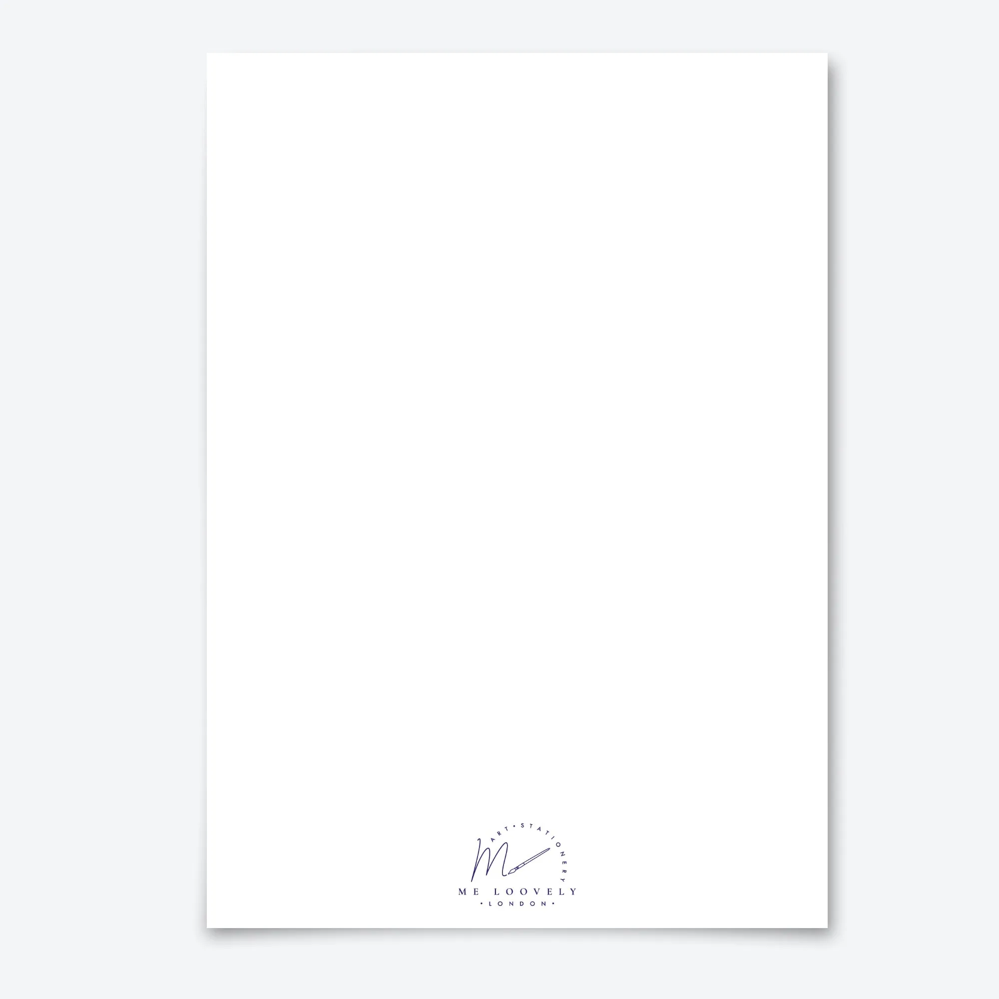 'London Shopping' Set of 5 printed cards