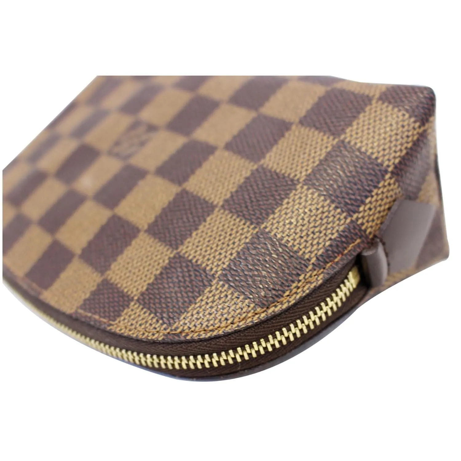 LOUIS VUITTON Damier Ebene Pochette Cosmetic Pouch