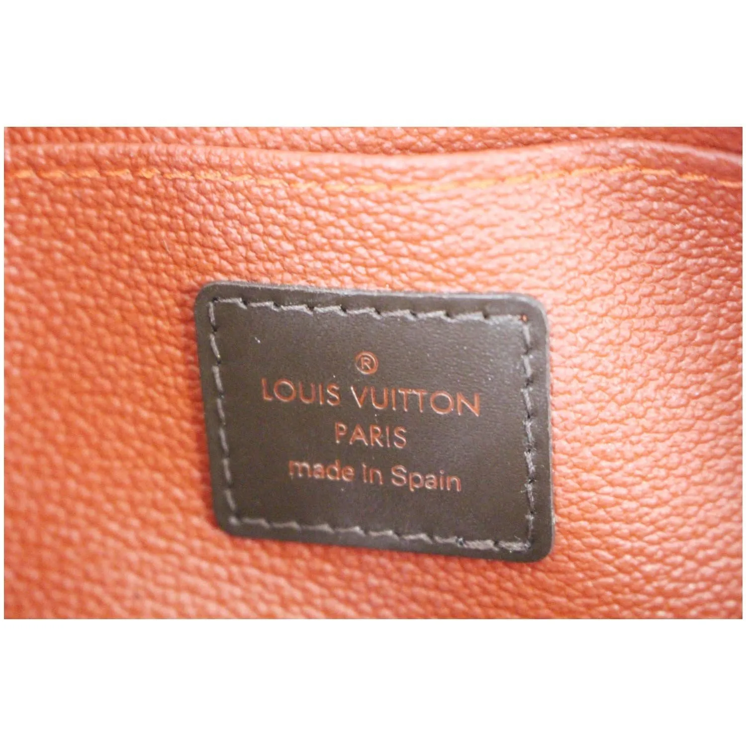 LOUIS VUITTON Damier Ebene Pochette Cosmetic Pouch
