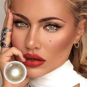Love Story Pea Brown Colored Contact Lenses Yearly
