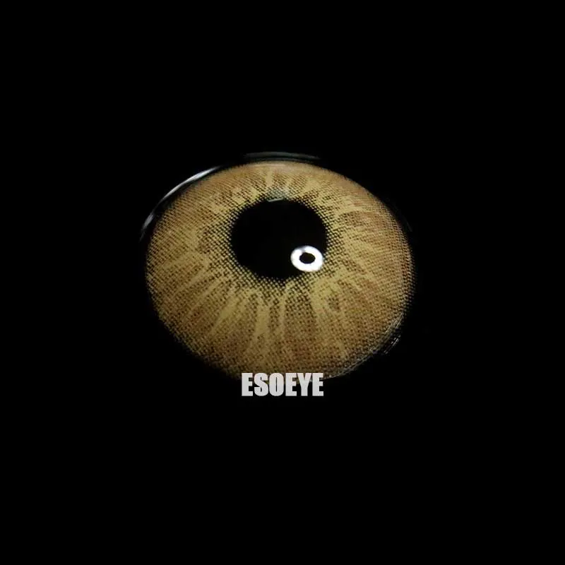 Love Story Pea Brown Colored Contact Lenses Yearly