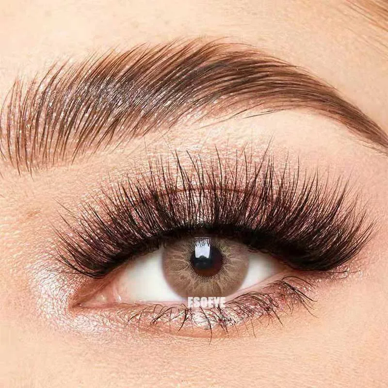 Love Story Pea Brown Colored Contact Lenses Yearly