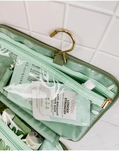 Maggie Cosmetic Case Sage Green